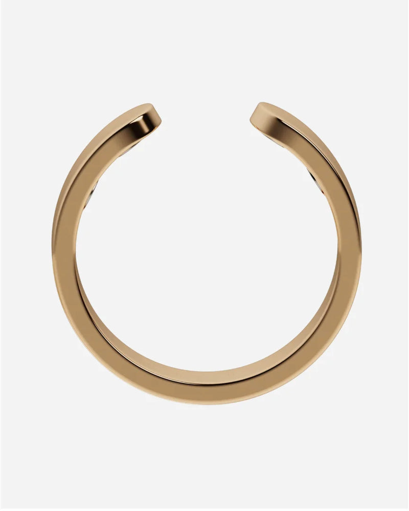 Aurelia-Ring von oben – Gold